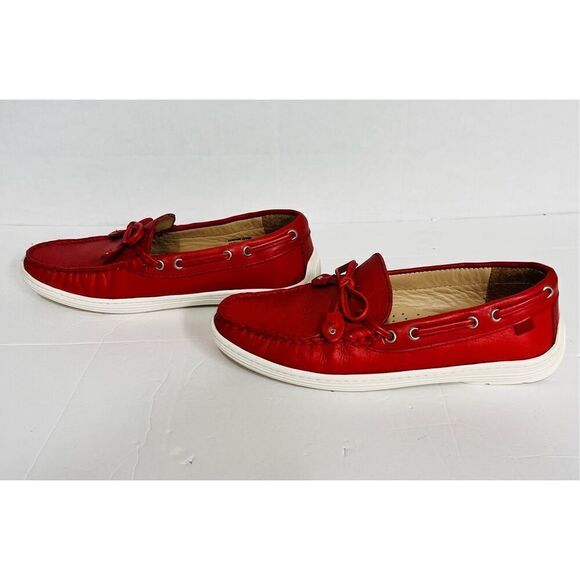 Marc Joseph Red Loafers  Sz 2   GUC - Picture 4 of 7